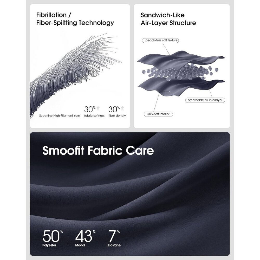 Women's Dark Blue Modal Soft Drawstring Casual Slits Lounge Pockets Maxi Skirt - Picture 3 of 6